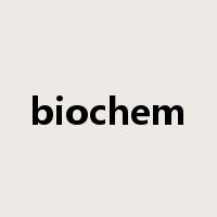 biochem是什么意思