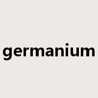 germanium是什么意思