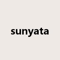 sunyata是什么意思