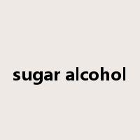 sugar alcohol是什么意思
