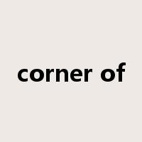 corner of是什么意思