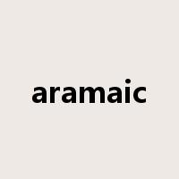 aramaic是什么意思