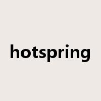 hotspring是什么意思