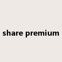 share premium是什么意思