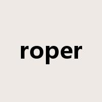 roper是什么意思