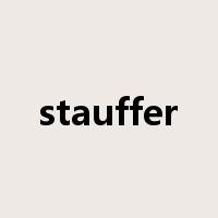 stauffer是什么意思