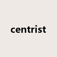centrist是什么意思