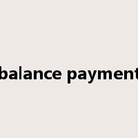 balance payment是什么意思