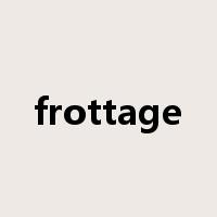 frottage是什么意思