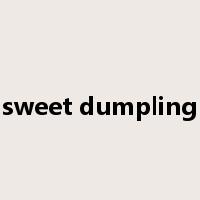 sweet dumpling是什么意思