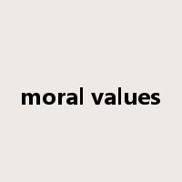 moral values是什么意思