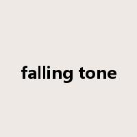 falling tone是什么意思
