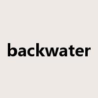 backwater是什么意思