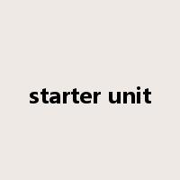 starter unit是什么意思