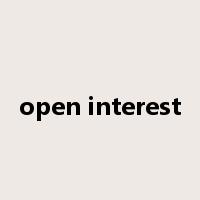 open interest是什么意思