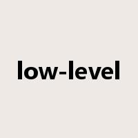 low-level是什么意思