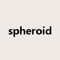 spheroid是什么意思