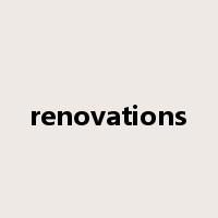 renovations是什么意思