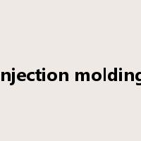 injection molding是什么意思