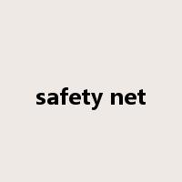 safety net是什么意思
