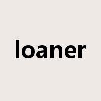 loaner是什么意思