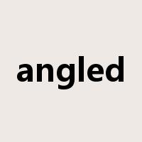 angled是什么意思