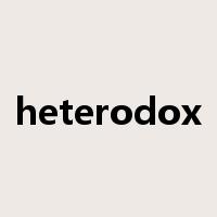 heterodox是什么意思