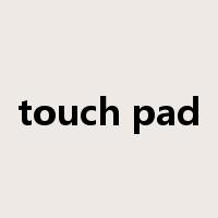 touch pad是什么意思