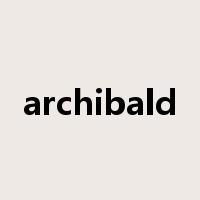 archibald是什么意思
