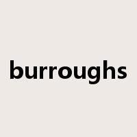 burroughs是什么意思