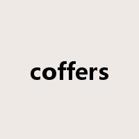 coffers是什么意思