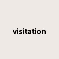 visitation是什么意思