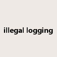 illegal logging是什么意思