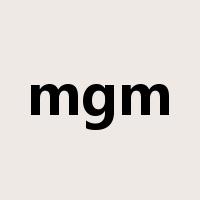 mgm是什么意思