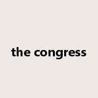 the congress是什么意思