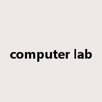 computer lab是什么意思