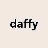 daffy是什么意思