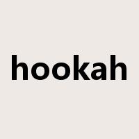 hookah是什么意思