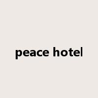peace hotel是什么意思