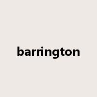 barrington是什么意思