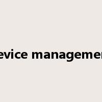 device management是什么意思