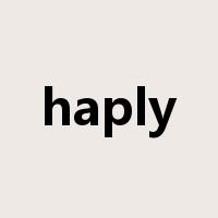 haply是什么意思