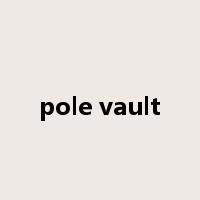 pole vault是什么意思