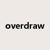 overdraw是什么意思