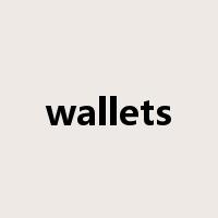 wallets是什么意思