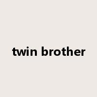 twin brother是什么意思