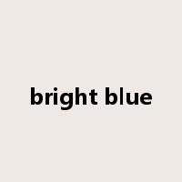 bright blue是什么意思