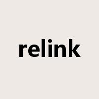 relink是什么意思