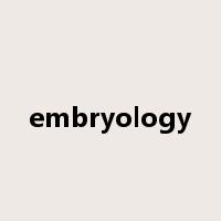 embryology是什么意思