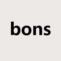 bons是什么意思